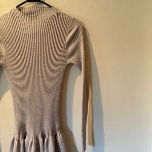 Gia Studios Ribbed Knit Sweater Dress